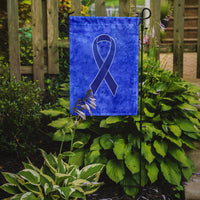 Dark Blue Ribbon for Colon Cancer Awareness Flag Garden Size AN1202GF