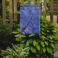 Periwinkle Blue Ribbon for Esophageal and Stomach Cancer Awareness Flag Garden Size