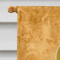 Gold Ribbon for Childhood Cancers Awareness Flag Canvas House Size AN1209CHF