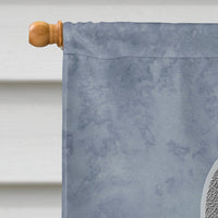 Grey Ribbon for Brain Cancer Awareness Flag Canvas House Size AN1211CHF