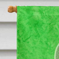 Lime Green Ribbon for Lymphoma Cancer Awareness Flag Canvas House Size AN1212CHF