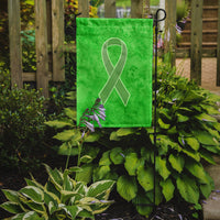 Lime Green Ribbon for Lymphoma Cancer Awareness Flag Garden Size AN1212GF
