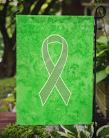 Lime Green Ribbon for Lymphoma Cancer Awareness Flag Garden Size AN1212GF
