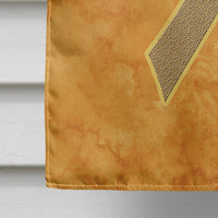 Peach Ribbon for Uterine Cancer Awareness Flag Canvas House Size AN1219CHF