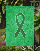 Kelly Green Ribbon for Kidney Cancer Awareness Flag Garden Size AN1220GF