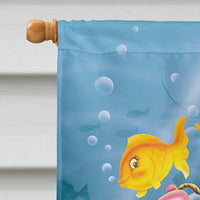 Captain Octopus Flag Canvas House Size APH0472CHF