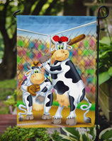 Cow playing Baseball Flag Garden Size