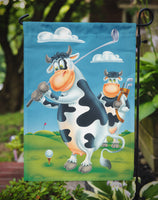 Cow playing Golf Flag Garden Size APH0535GF