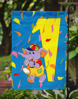 Happy 1st Birthday Age 1 Flag Garden Size
