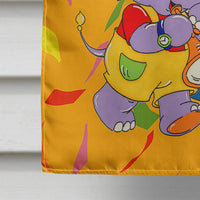 Happy 5th Birthday Age 5 Flag Canvas House Size APH2163CHF