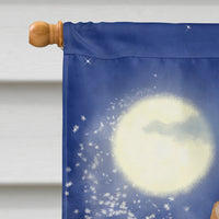 Christmas Santa Claus in the Chimney Flag Canvas House Size APH5479CHF