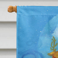 Christmas Santa Claus Good Night Flag Canvas House Size APH5775CHF