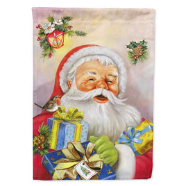 Christmas Santa Claus Presents Flag Canvas House Size APH5814CHF