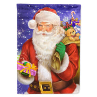 Christmas Santa Claus Ready to Work Flag Canvas House Size APH7595CHF