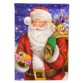 Christmas Santa Claus Ready to Work Flag Canvas House Size APH7595CHF