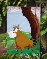 Bull under the Tree Flag Garden Size APH7628GF