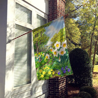 Spring Flowers by Sarah Adams Flag Canvas House Size ASAD778CHF