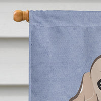 Cocker Spaniel Welcome Flag Canvas House Size BB1402CHF