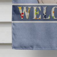 Cocker Spaniel Welcome Flag Canvas House Size BB1402CHF