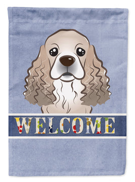 Cocker Spaniel Welcome Flag Garden Size BB1402GF