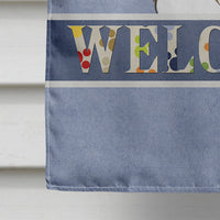 Cavalier Spaniel Welcome Flag Canvas House Size BB1410CHF