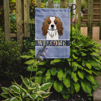Cavalier Spaniel Welcome Flag Garden Size BB1410GF