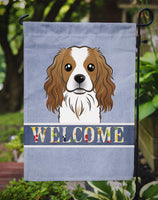 Cavalier Spaniel Welcome Flag Garden Size BB1410GF