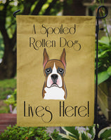 Boxer Spoiled Dog Lives Here Flag Garden Size BB1471GF