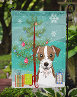 Christmas Tree and Jack Russell Terrier Flag Garden Size BB1574GF