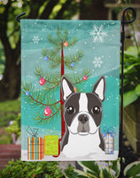 Christmas Tree and Boston Terrier Flag Garden Size BB1575GF