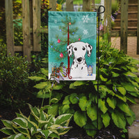 Christmas Tree and Dalmatian Flag Garden Size BB1582GF