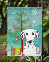 Christmas Tree and Dalmatian Flag Garden Size BB1582GF