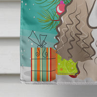 Christmas Tree and Cocker Spaniel Flag Canvas House Size BB1588CHF