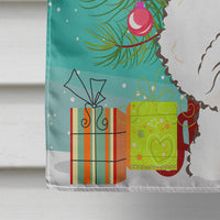 Christmas Tree and Bichon Frise Flag Canvas House Size BB1589CHF