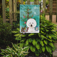 Christmas Tree and Bichon Frise Flag Garden Size BB1589GF