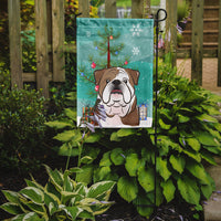 Christmas Tree and English Bulldog  Flag Garden Size BB1591GF