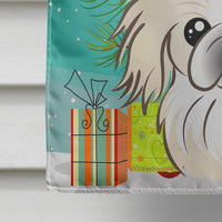 Christmas Tree and Pekingese Flag Canvas House Size BB1593CHF