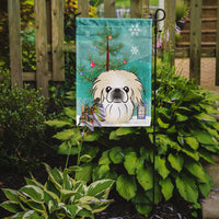 Christmas Tree and Pekingese Flag Garden Size BB1593GF