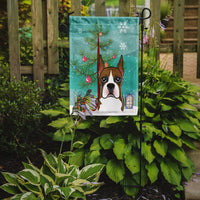 Christmas Tree and Boxer Flag Garden Size BB1595GF