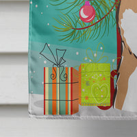 Christmas Tree and Shiba Inu Flag Canvas House Size BB1597CHF