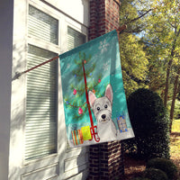 Christmas Tree and Westie Flag Canvas House Size BB1598CHF