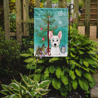 Christmas Tree and Westie Flag Garden Size BB1598GF