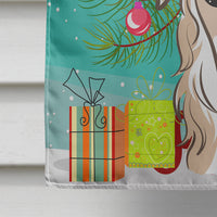 Christmas Tree and Borzoi Flag Canvas House Size BB1600CHF