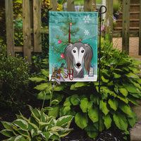 Christmas Tree and Saluki Flag Garden Size BB1601GF