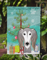 Christmas Tree and Saluki Flag Garden Size BB1601GF