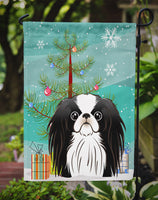 Christmas Tree and Japanese Chin Flag Garden Size BB1602GF