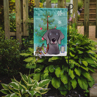 Christmas Tree and Weimaraner Flag Garden Size BB1603GF