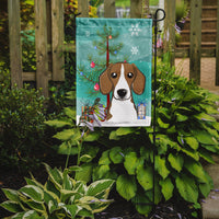 Christmas Tree and Beagle Flag Garden Size BB1611GF