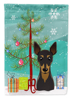 Christmas Tree and Min Pin Flag Garden Size BB1612GF
