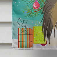 Christmas Tree and Sheltie Flag Canvas House Size BB1614CHF